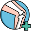 Joint and bone surgery icon